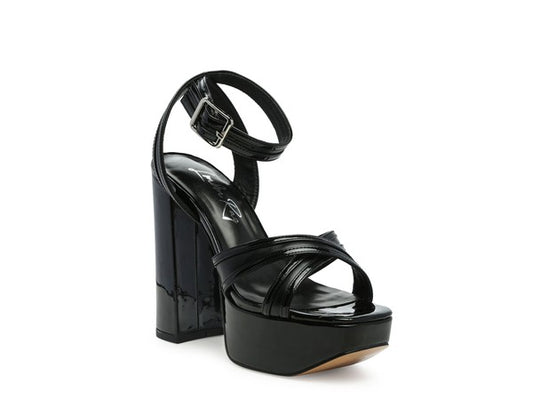 NYLE PLATFORM HEELED SANDALS