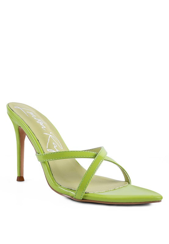 SPELLBOUND HIGH HEELED POINTED TOE SANDAL