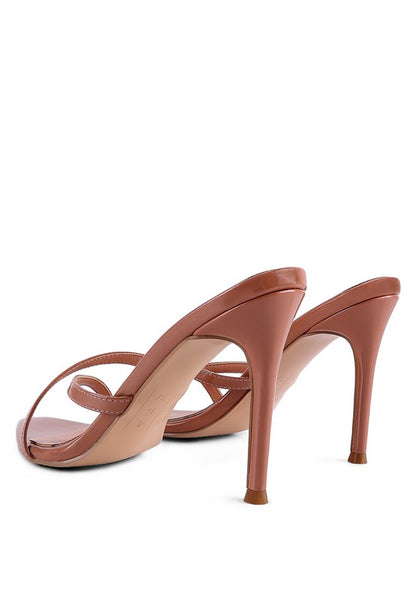 SPELLBOUND HIGH HEELED POINTED TOE SANDAL