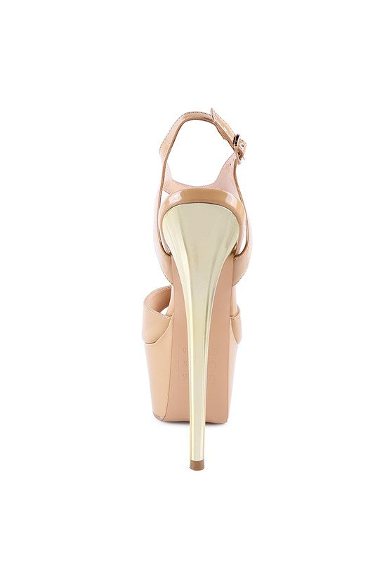 BEWITCH ULTRA HIGH HEELED ANKLE STRAP SANDAL