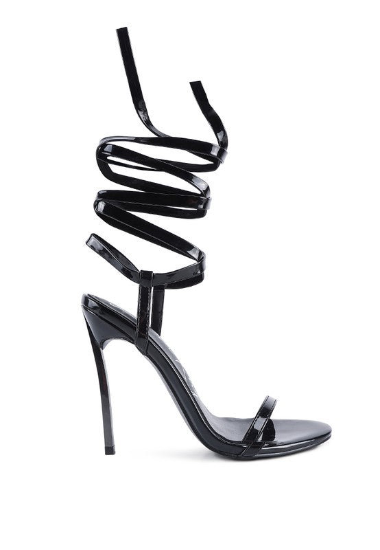 SMACKER STILETTO LACE UP SANDAL