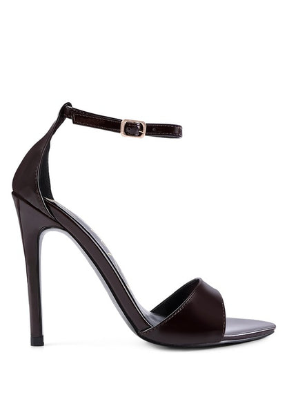 NEW FLAME ANKLE STRAP HIGH HEELED SANDALS