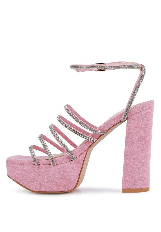 Tricks High Block Heel Sandals