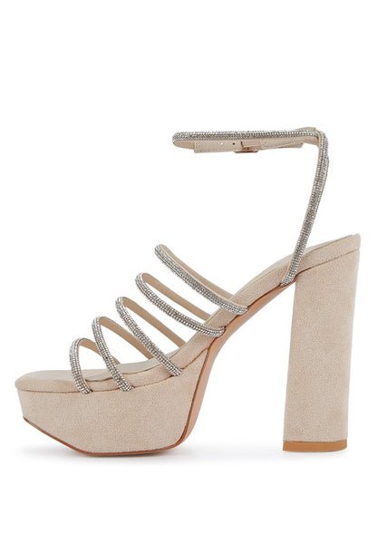 Tricks High Block Heel Sandals