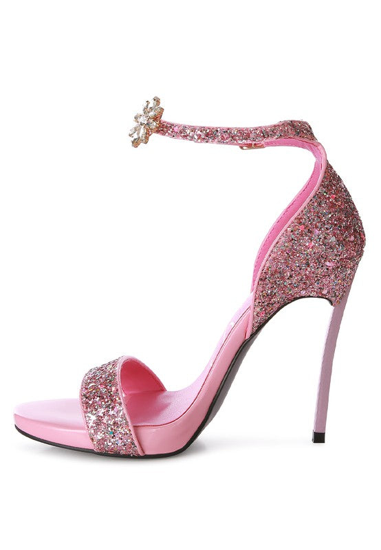 Straight Fire High Heel Glitter Stilettos