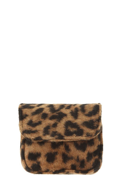 Mini Animal Fur Design Crossbody Bag