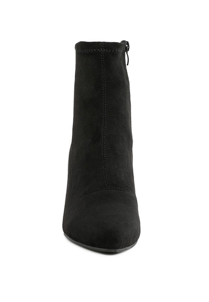 Yara Microfiber Wedge Sock Boots